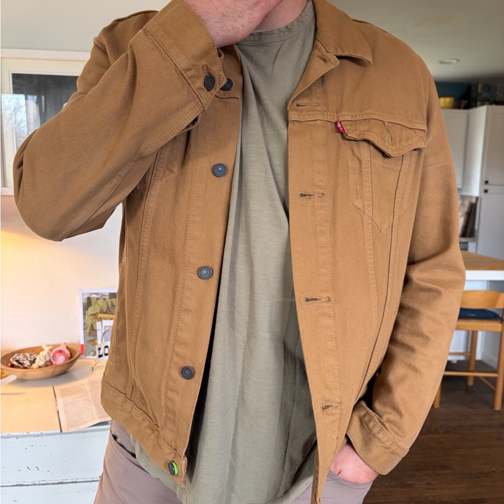 Levi’s Mens Brown Denim Jacket
